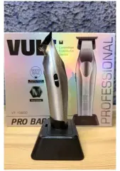 Vult VT-10800 | Profesyonel Saç & Sakal Tıraş Makinesi – Full Metal Gövde – Kablosuz – LED Göstergeli – 5 Tarak