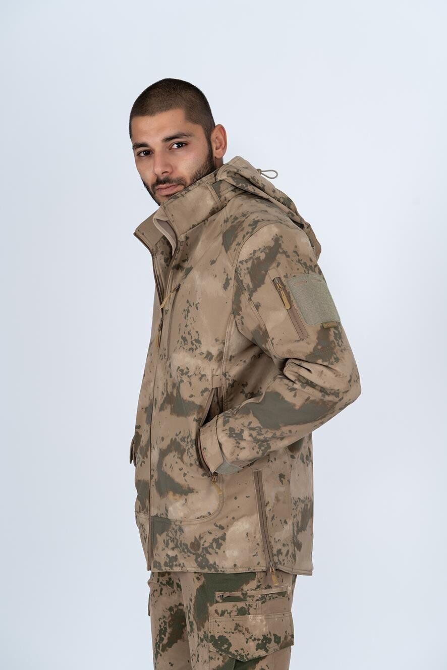 MONT TACTICAL SOFTSHELL KAMUFLAJ -  JANDARMA