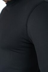 T-SHIRT MICROFİBER BASIC U.KOL- SİYAH