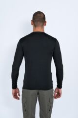 T-SHIRT MICROFİBER BASIC U.KOL- SİYAH