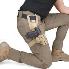 BG Black Grips Sarsılmaz Sar9 & Sar9 Mete Taktik Polimer Alçak Taşıma Silah Kılıfı Bej