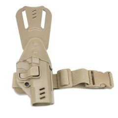 BG Black Grips Sarsılmaz Sar9 & Sar9 Mete Taktik Polimer Alçak Taşıma Silah Kılıfı Bej