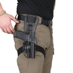 BG Black Grips Sarsılmaz Sar9 & Sar9 Mete Taktik Polimer Alçak Taşıma Silah Kılıfı Siyah