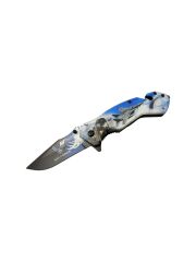 Mtech 4 23 4 Air Force Kurtarma / Kamp Çakı 20CM - Yarı Otomatik, Kemerlikli, Cam Kırma ve Ip Kesme Aparatlı