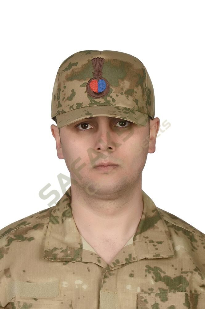 T.S.K. Kışlık Jandarma Kamuflaj Astsubay Kep