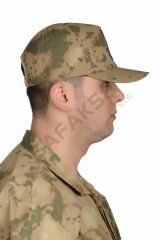 T.S.K. Kışlık Jandarma Kamuflaj Astsubay Kep