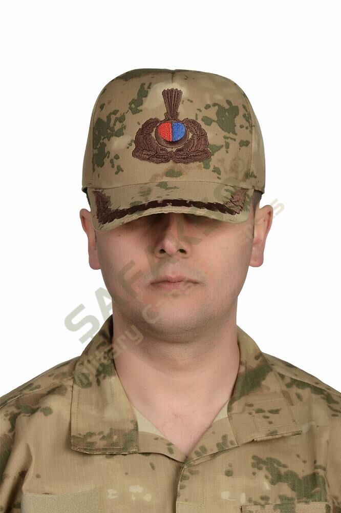 T.S.K. Yazlık Jandarma Kamuflaj Üstsubay Kep
