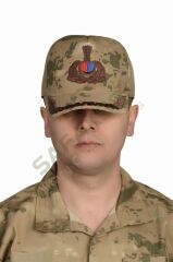 T.S.K. Yazlık Jandarma Kamuflaj Üstsubay Kep