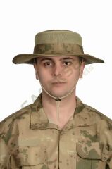 T.S.K. Yazlık Jandarma Kamuflaj Fötr (Jungle) Şapka