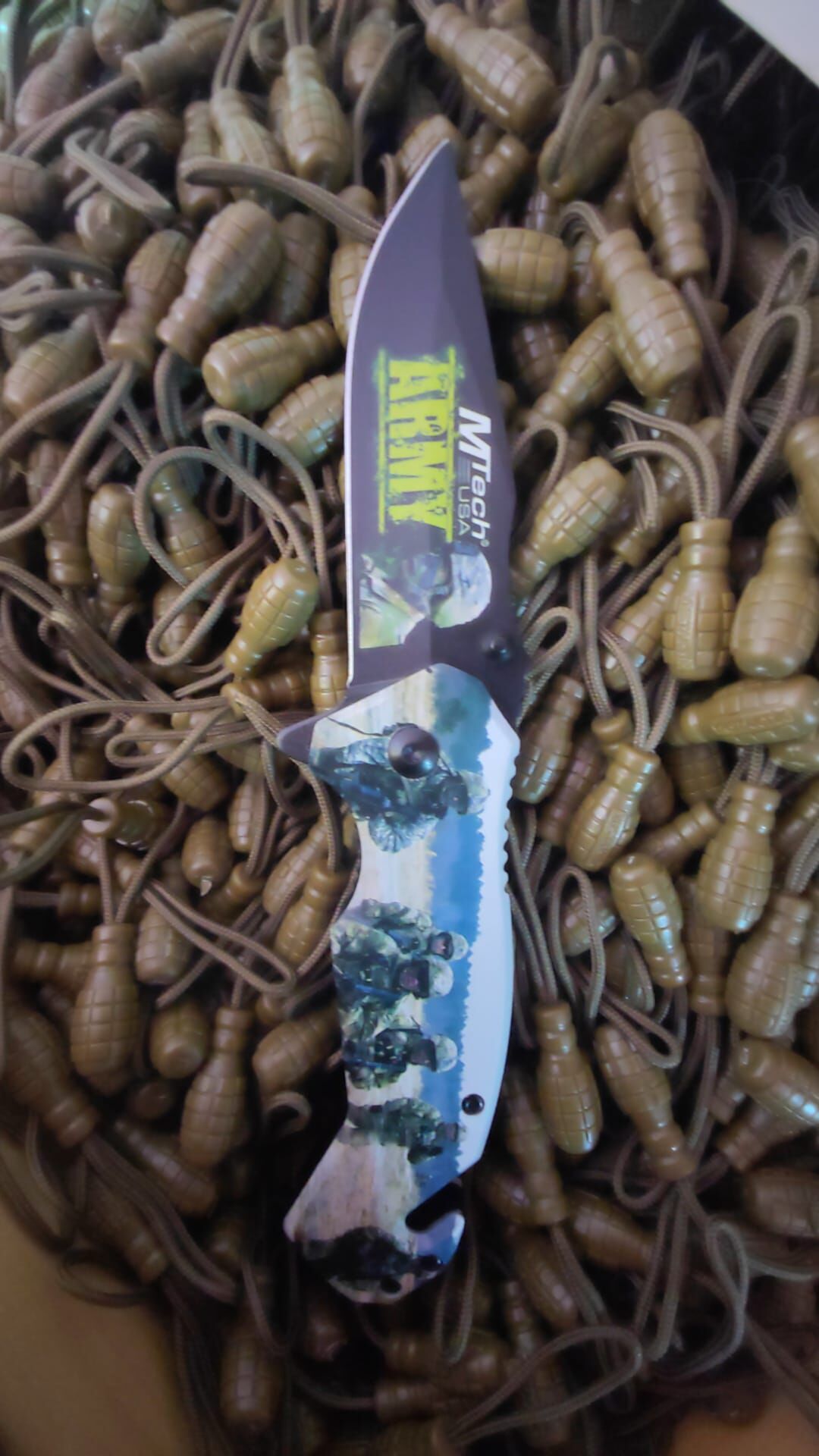 Mtech Kurtarma / Kamp Çakı 20CM - Yarı Otomatik, Kemerlikli, Cam Kırma ve Ip Kesme Aparatlı