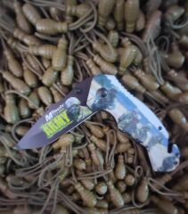 Mtech Kurtarma / Kamp Çakı 20CM - Yarı Otomatik, Kemerlikli, Cam Kırma ve Ip Kesme Aparatlı