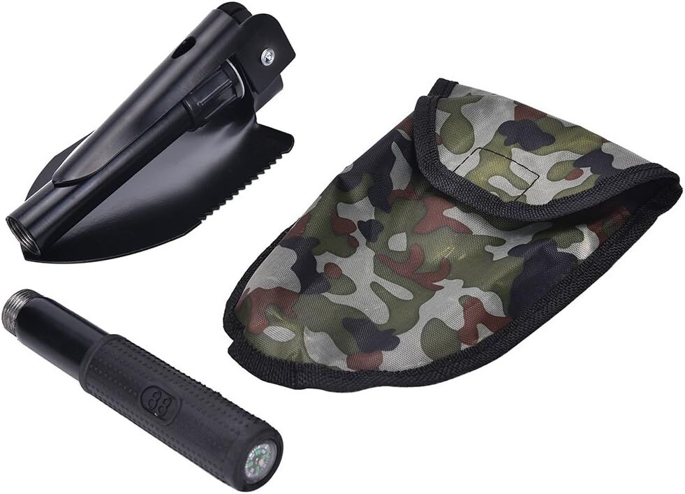 Portatif Kamp Kazma Kürek Seti Pratik Kurulum Kazma ve Kürek