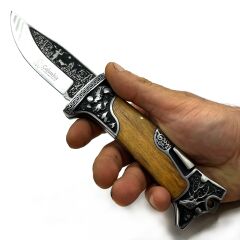 Columbia Company A-3188-C Geyik İşlemeli Bıçak