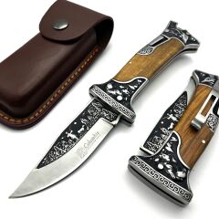 Columbia Company A-3188-C Geyik İşlemeli Bıçak