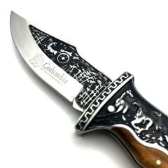 Columbia Company A3189-C At İşlemeli Baba Avcı Bıçağı