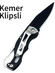 Kilitli Alaska Mini Çakı Kemer Klipsli