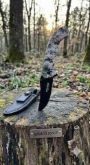 welder kamuflaj desenli kamp çakısı