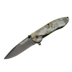 Welder WD-384 19.5 Taşıma Klipsli Kilitli Orman Desenli Çakı