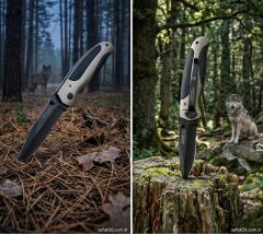 Emniyet Kilitli Taşıma Klipsli kamp bıçağı