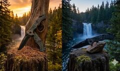 Emniyet Kilitli Taşıma Klipsli kamp bıçağı