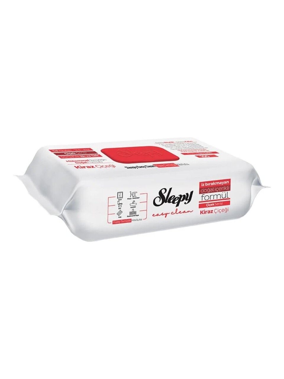 Sleepy Easy Clean Kiraz Çiçeği Yüzey Temizlik Havlusu 100 Lü