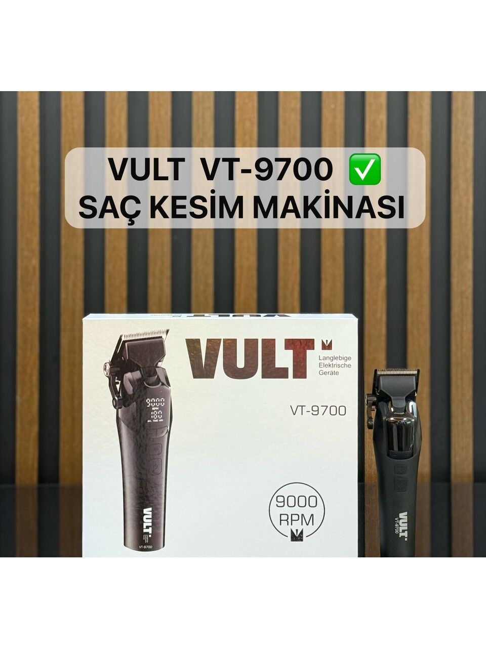 Vult VT-9700 Profesyonel Saç-Sakal Tıraş Makinası