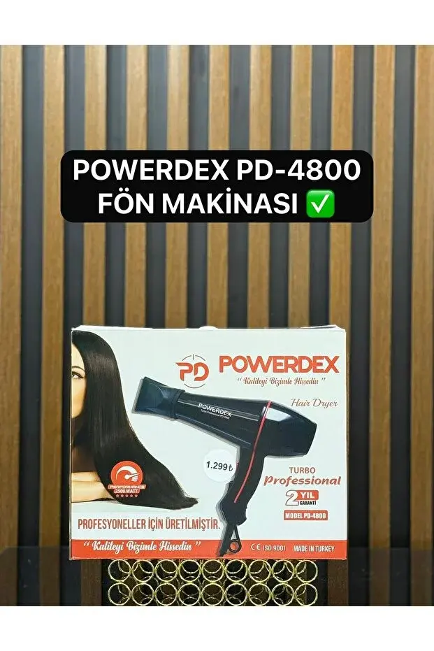 powerdex Pd-4800 Saç Kurutma Fön Makinesi