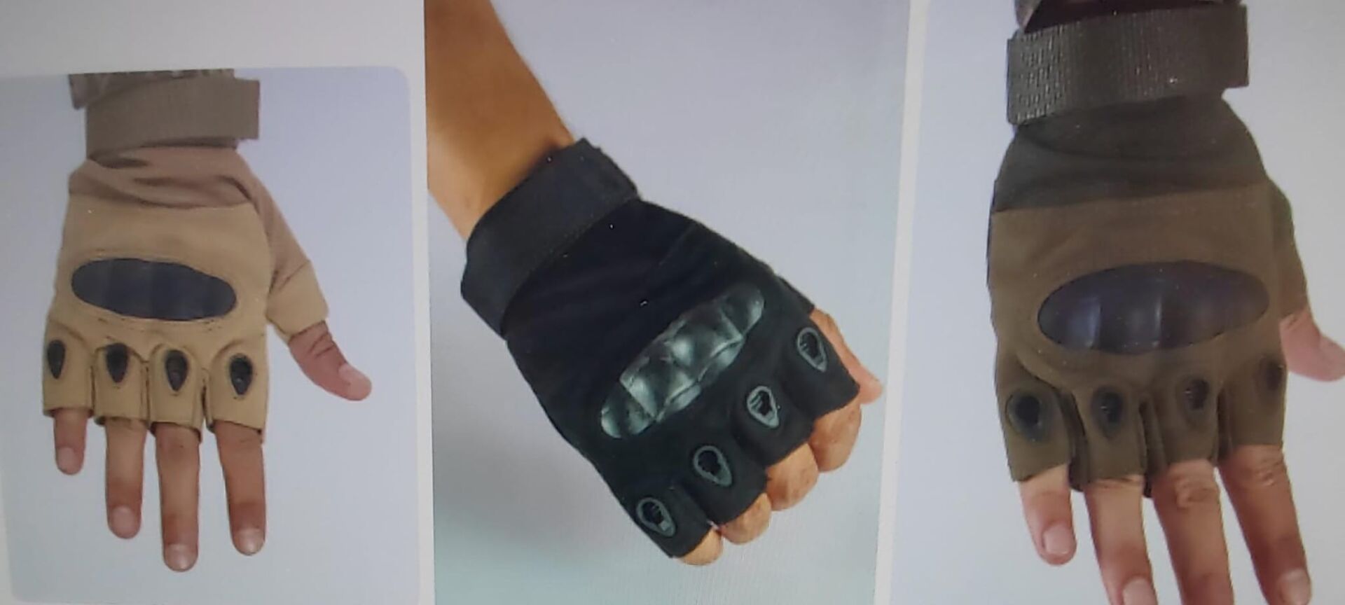 Tactical Kesik Parmak Eldiven