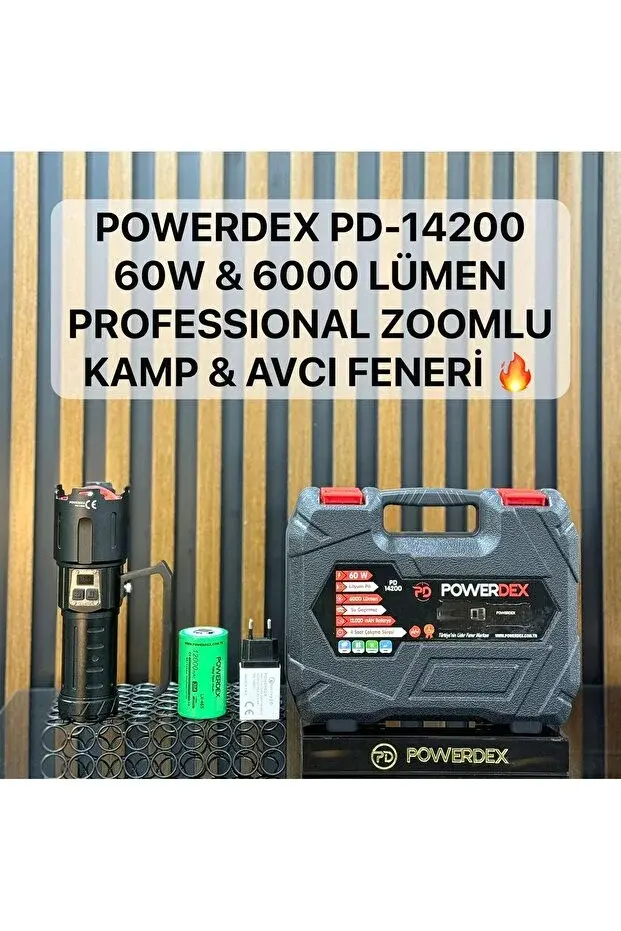 Powerdex PD-14200 Profesyonel El Feneri